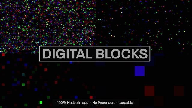Digital Blocks Dynamic Motion Overlays 
