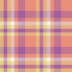 Plaid tartan seamless of texture fabric background with a check pattern textile vector.