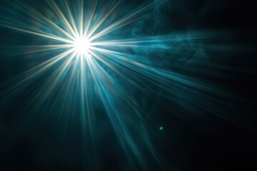 Obraz premium Sun Light Overlay. Sun rays overlay. Sun rays light isolated on black background for overlay design. transparent sunlight special lens flash light effect. front sun lens flash. light of radiance