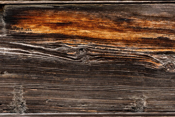 Burnt wood texture with natural pattern. Abstract background.