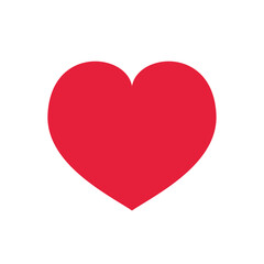 ハート　丸　アイコン　イラスト　赤