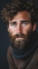 French man with a beard and a casual look