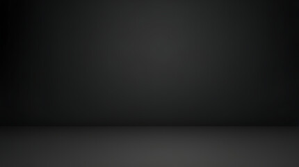 PSD Abstract black gradient background, empty dark texture wallpaper