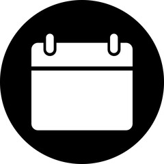 Calendar icon. Containing date, schedule, month, week, appointment, agenda, organization and event symbol flat line vector  isolated on transparent background for graphic and web design