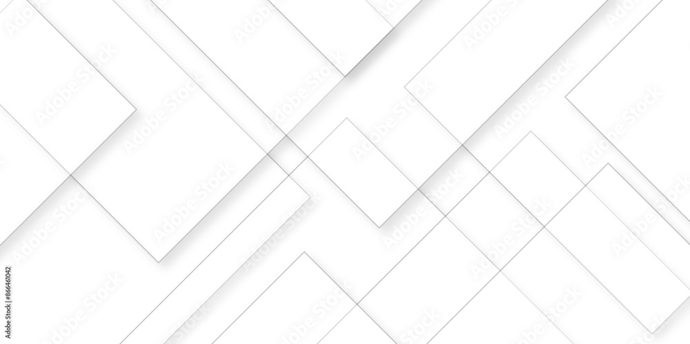 Aufkleber abstract white background with diamond and triangle shapes layered in modern abstract pattern design