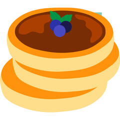 Pancake Flat Illustration