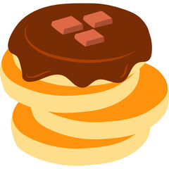 Pancake Flat Illustration