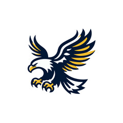 Eagle isolated vector design template illustration