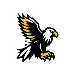 Eagle isolated vector design template illustration