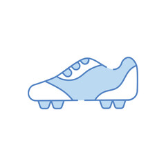 Soccer cleats vector icon
