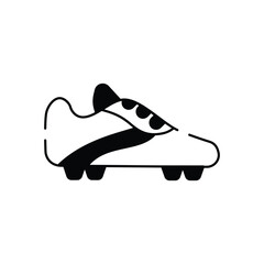 Soccer boots vector icon