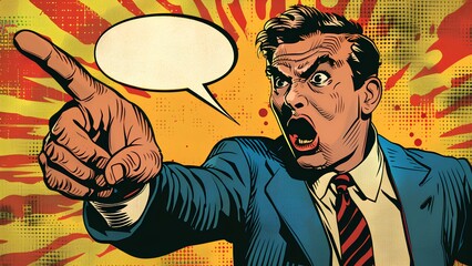 Retro Pop Art Vibes: Comic Book Background with Halftone Gradient