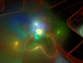 Imaginatory fractal abstract background Image