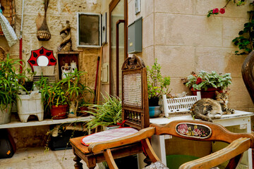 Il famoso borgo di Polignano a Mare affacciato sull'Adriatico, Bari, Puglia, Italia