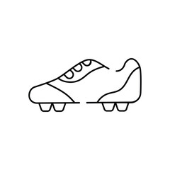 Soccer cleats vector icon