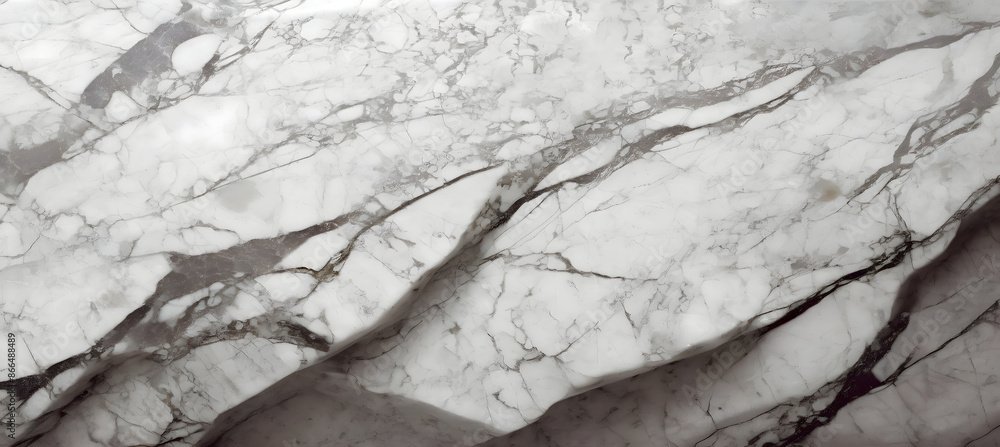 Poster white background marble wall texture for design art work, seamless pattern of tile stone. generative