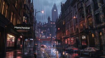 Manchester anime style