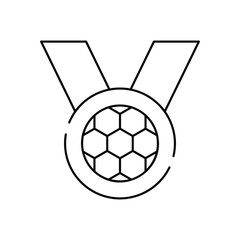 Obraz premium Soccer scoreboard vector icon