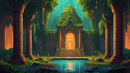 Fototapeta premium Game art antique world in exotics