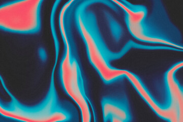 Grainy gradient texture, abstract cool background. y2k futuristic design. Colorful liquid metal, retro backdrop