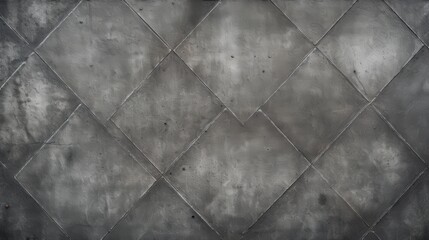 Diamond Pattern Concrete Wall