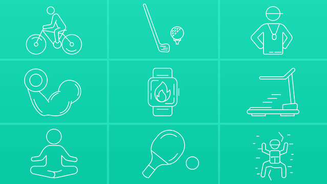 Wellness Line Icons