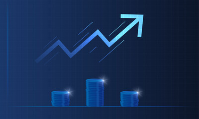 dollars investment concept