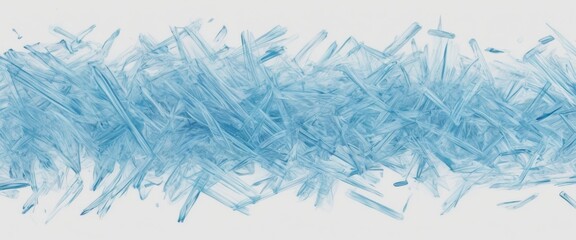 Obraz premium light blue pencil strokes A set of