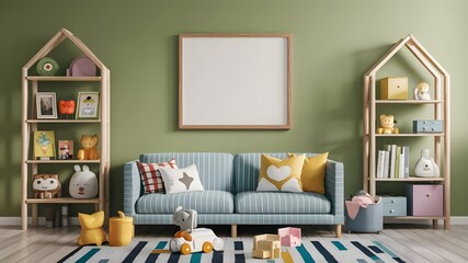 Modern luxury interior designs. Empty painted wall for mockup.Accent furniture and a blank background.Interior trend 2024 year Modern luxury apricot room interior home designs. Mockup wall, Mockups