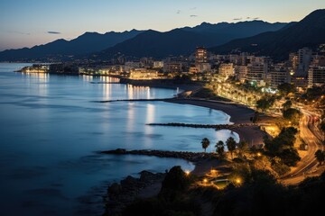 Santa Marta, Colombia, Park of La Equidad, a green space with panoramic views., generative IA