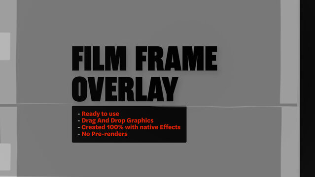 Film Frame Overlay Strip Reel Motion Overlays  - Vertical