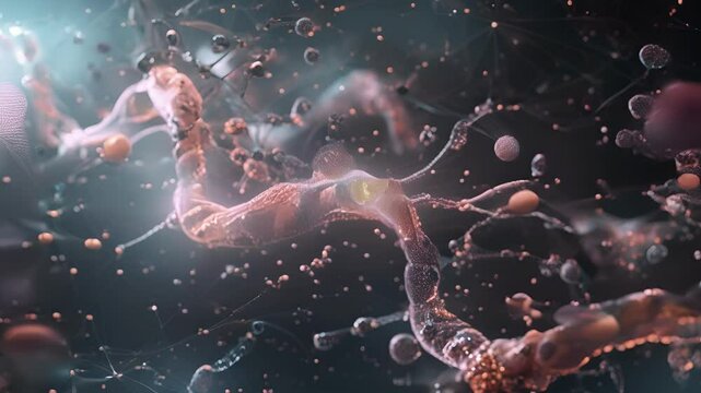 A reconstruction animation revealing the complex network of interactions between histone proteins and DNA showcasing the high level of specificity and importance of these interactions.