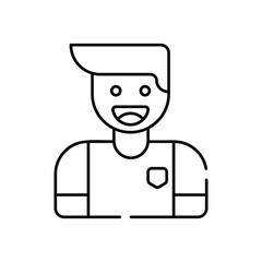 Referee vector icon