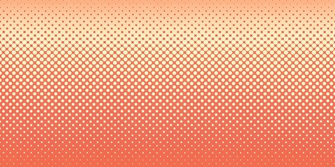 Obraz premium Orange and pink halftone gradient background.