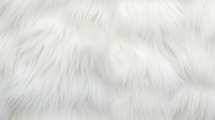 Obraz premium White Fur Texture Background