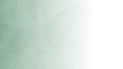 Obraz premium Green to white wallpaper. Elegant gradient Background fading from Green to White. Green Abstract background Flowing White from Right to Left. features a captivating display of vibrancy. Copy Space