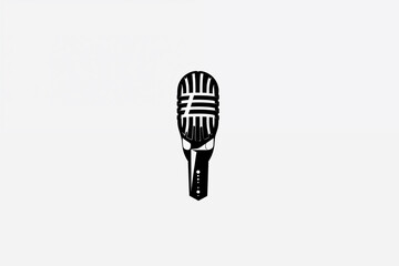 Microphone Icon Logo Design Vector Template. Microphone icon vector design