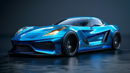 Obraz premium Future Concept Automotive Scene