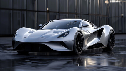 Obraz premium Future Concept Automotive Scene