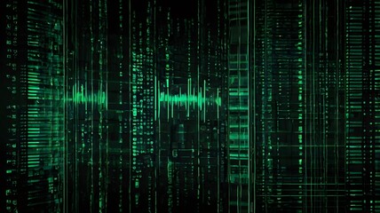 Obraz premium binary code background, ai generated
