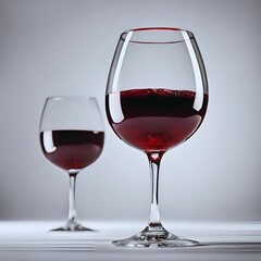 Red Wine Glasses:AI-Generated 