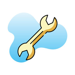 Mechanic Wrench vector icon