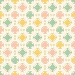 seamless square background of many  coloured diamonds