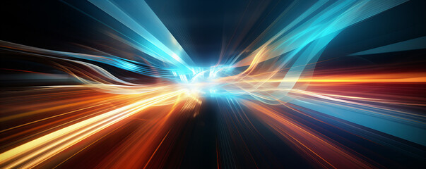 High speed technology and business.