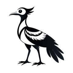 Flat Vector Illustration Silhouette Beautiful Birds collection | Bird Icon symbol Silhouette vector illustration isolated on a white background
