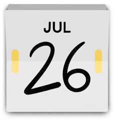 26 July 