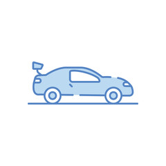 Racing Car vector icon