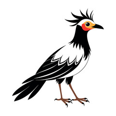 Flat Vector Illustration Silhouette Beautiful Birds collection | Bird Icon symbol Silhouette vector illustration isolated on a white background