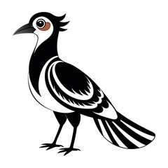 Flat Vector Illustration Silhouette Beautiful Birds collection | Bird Icon symbol Silhouette vector illustration isolated on a white background