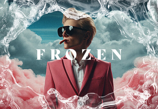 Frozen Overlay Effect With Generative AI